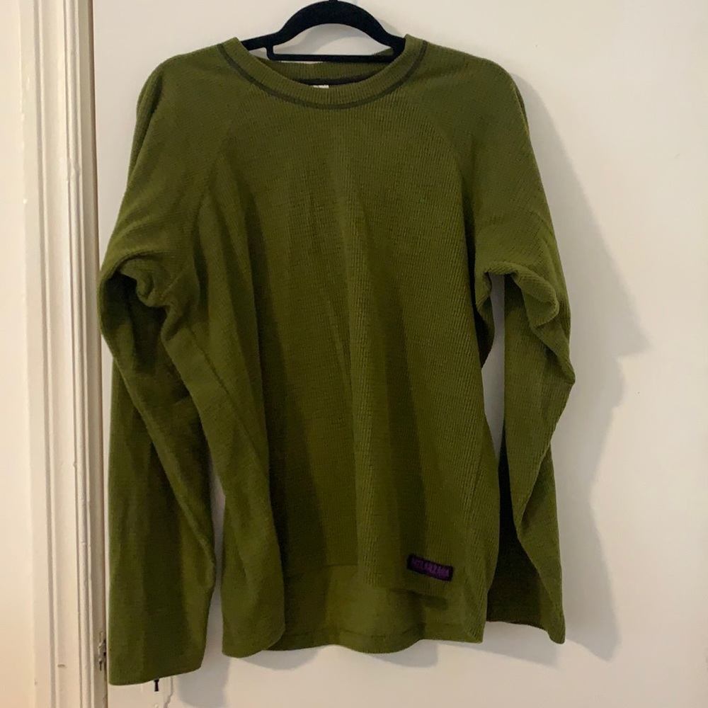 Men’s Large Microgrid Crewneck Melanzana